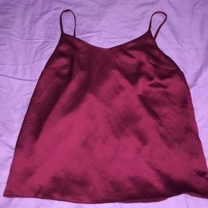 burgundy and green women dress shirt